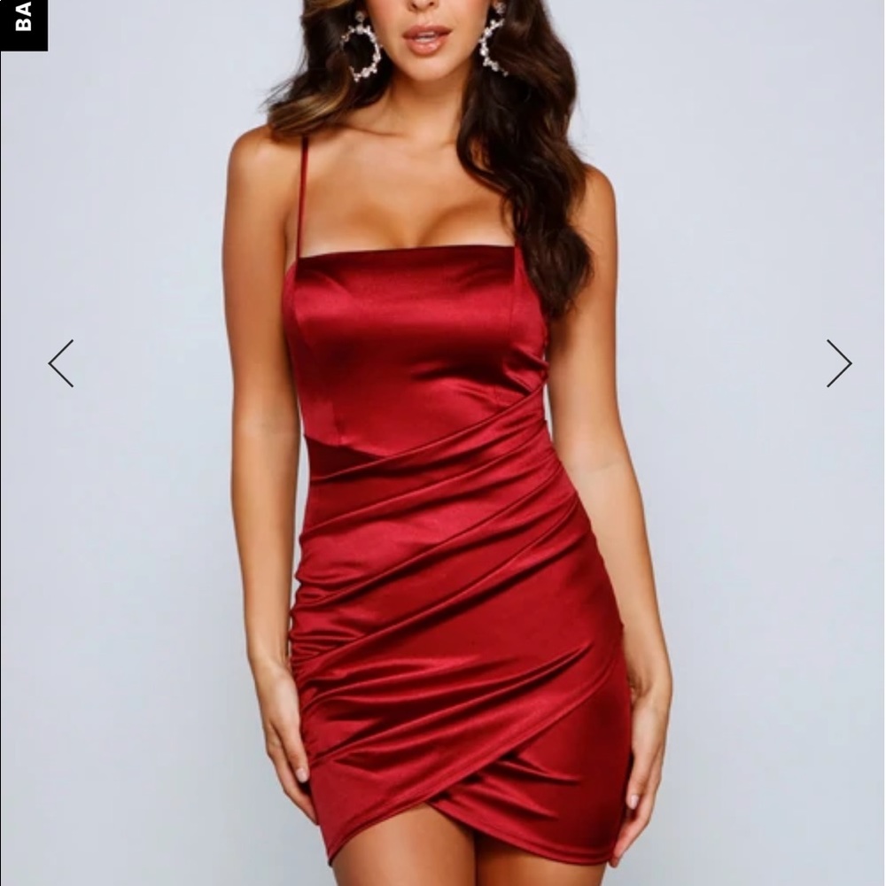 red dress